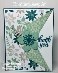 Blooms & Bliss Collar Fold Card by Cookielady01 at Splitcoaststampers