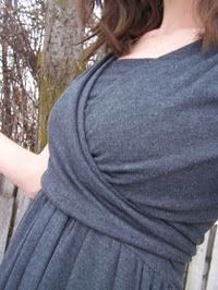 Made by Me. Shared with you.: Two Piece Knit Wrap Nursing Dress: Tutorial with Pattern