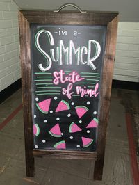 #chalkboardart #summer