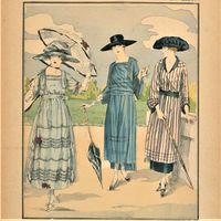 Fashion Plate - Les Elegances Parisienne - 1918