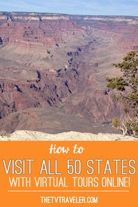 Is visiting all 50 states on your bucket list? Here's how you can visit  all 50 states from home using these virtual tours and videos!