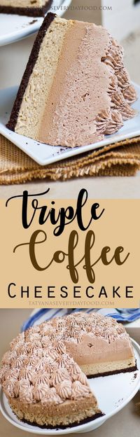 Triple Coffee Cheesecake - Tatyanas Everyday Food