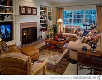 old fashion  country family living room | 15 Warm and Cozy Country Inspired Living Room Design Ideas | Home ...