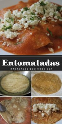 Enjoy a delightful Mexican food recipe with Entomatadas! Easy to make fried tortillas layered with rich homemade tomato sauce are the perfect Thanksgiving dinner recipe. Bring warmth and flavor to your table this season. Try it and savor every bite!