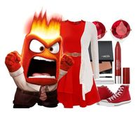 "DisneyBound-Anger" by gracethenerd3 ❤ liked on Polyvore