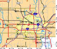 Omaha, NE map