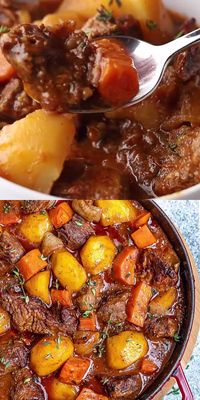 This Classic Homemade Beef Stew recipe is so easy to make and so heavenly. A one-pot meal that’s hearty, flavorful and loaded with tender beef morsels, potatoes, and carrots. Cooked in a rich and savory sauce, this beef stew recipe is comfort food at its best.