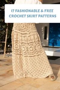 Looking for the perfect summer crochet project? Try one of these 17 crochet skirt patterns! The best thing? All of them are free!