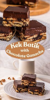 Make this super easy Malaysian kek batik with chocolate ganache. features layers of chocolate and biscuits, topped with a luscious chocolate ganache. Perfect for any occasion! No baking and eggless it’s such a dream recipe right!