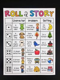 Roll a Story - Writing Center by My Teaching Pal | TPT