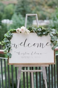 ::: Flowers by Lace and Lilies ::: Garden wedding, Colorado, Air Plant, Protea, Fall, Green, Muted, Pastel, Romantic, Floral, Soft, Eucalyptus, Monochromatic, Modern, White, Blush, Sign Flowers, Garland, Calligraphy, Blushing Bride, Rose, Welcome sign