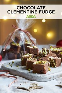 The grated zest and cranberries give this decadent fudge all the festive feels.