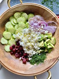 Feta Cucumber Avocado Salad - Hungry Happens