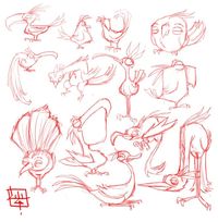 Bird_design_sketches_by_LuigiL Find more at https://www.facebook.com/CharacterDesignReferences if you're looking for: #art #character #design #model #sheet #illustration #best #concept #animation #drawing #archive #library #reference #anatomy #traditional #draw #development #artist #how #to #tutorial #birds #bird