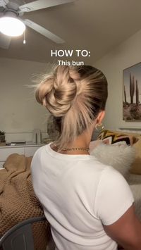 My new fav ✨SLICK BACK BUN✨ #slickbackbun #slickbackstyle #slickhairstyle #bunhairstyle #howtoslickedbackbun