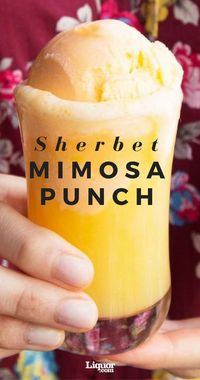 The Orange Sherbet Mimosa Punch is a cocktail that welcomes spring with open arms! This citrusy cocktail for a crowd perfectly combines the whimsy of sherbet we all know and love from childhood with the adult effervescence of a weekend morning Mimosa. The result is simple yet brilliant.