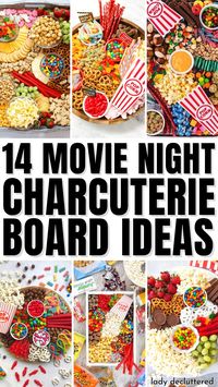 What’s better than snuggling up on the couch and enjoying your favorite movie? Snacking on a delicious movie night charcuterie board while doing so! Movie night charcuterie boards offer endless possibilities for flavor combinations and aesthetics. - Lady Decluttered | Movie Night Charcuterie Board Ideas