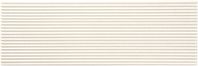 Seashore Seafoam White Matte 3"x9" Corduroy Deco Ceramic Tile