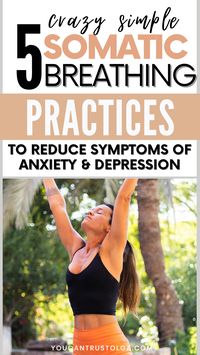 5 Yoga Breathing Techniques (Somatic Therapy) - learn somatic breathwork at its best. 5 somatic breathing exercises will ground you and increase your body awareness. Try this form of mindfulness therapy for yourself. stress reduction techniques | mind body connection | somatic therapy | somatic movement | trauma healing | emotional health tips | emotional wellness | emotional health | physical wellness | spiritual awakening art