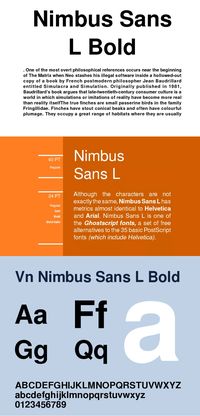 nimbus sans font - Google Search