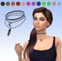 Arthurlumierecc: LeahLillith`s Aurora Necklace • Sims 4 Downloads