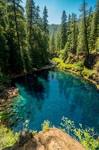 Tamolitch Blue Pool, Oregon