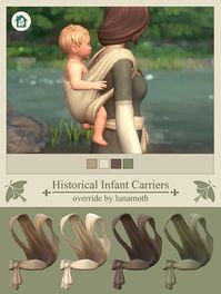 🌸 Infant Carriers ~ Historical Override 📜 | Patreon