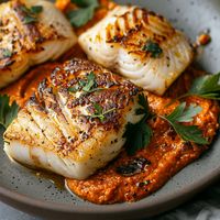 Perfectly Grilled Cod with Homemade Romesco | The Fish Society