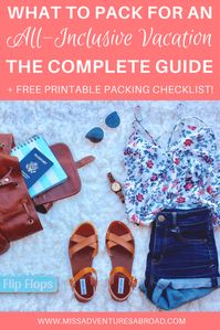 What To Pack For An All Inclusive Beach Vacation - Miss Adventures Abroad