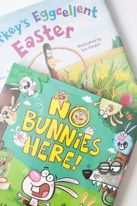 A few silly picture books your kids will love for Easter and Spring!
The Hot Cross Bunny
Turkey's Eggcellent Easter
No Bunnies Here!