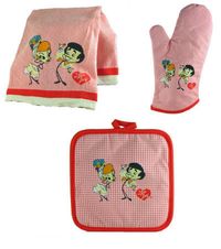 I Love Lucy Dishes | Details about 'I Love Lucy' Kitchen Towel+ Pot Holder+ Oven Mitt Pack