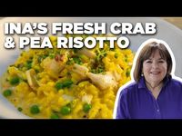 Ina Garten's Fresh Crab and Pea Risotto | Barefoot Contessa | Food Network - YouTube