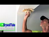 How to match stomp texture after drywall repair step by step - YouTube