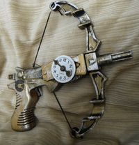 Time's Arrow Clockwork Miniature Crossbow WORKING by AgentOfChaos