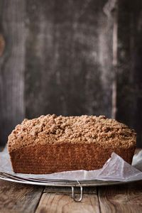 This is a simple, high altitude tested cinnamon raisin loaf cake that's studded with plump raisins and spiced with cinnamon, with a buttery brown sugar crumb topping. With the moist, crumbly texture of sour cream coffee cake, this cake is delicious served warm from the oven for breakfast or dessert.