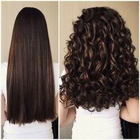 Thin Hair Spiral Perm Before And After - Medium hair perm with grey ...