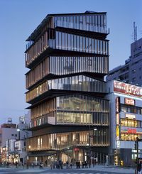 Asakusa Culture Tourist Information Center by Kengo Kuma.