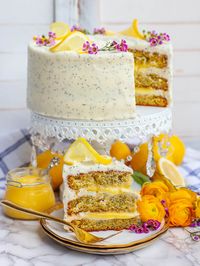 Lemon Poppy Seed Cake Recipe (video) - Tatyanas Everyday Food