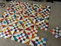 Beautiful 2 Block Quilt by Rhianon Taylor!