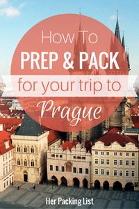 Our Prague travel and packing guide will give you tips on food, activities and what to bring to help you prepare for your trip to the Czech Republic.