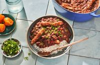 Jamaican Stew Peas and Spinners