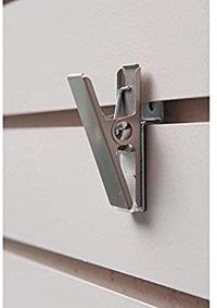 NAHANCO SW122 Slatwall Clip - Brushed Chrome (Pack of 12): Amazon.com: Industrial & Scientific