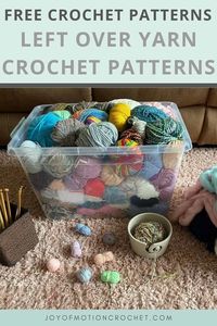 70+ Best Leftover Yarn Crochet Patterns | Use All Your Yarn