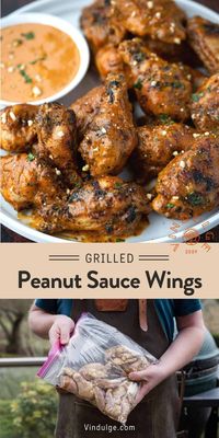 Jazz up your grilled chicken wings with an inspiring spicy peanut sauce that combines the classic Frank’s RedHot hot sauce and peanut butter for a mind blowing flavor explosion! This recipe was inspired by our local wing joint, Fire on the Mountain, and their spicy peanut sauce is one of their most popular.