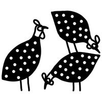 Silhouette Design Store - View Design #222261: guinea hens