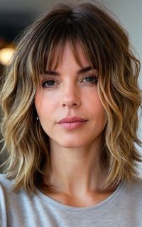 Rock the layers with these medium-length haircuts that ooze effortless glam. Perfect for adding volume and movement, these cuts will give you a red-carpet-ready look.