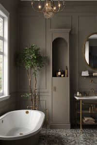 Step into the world of Ashen Tan (996) with subtle tan shades to create a moody atmosphere in your bathroom. Follow this daily interior designer routine for a stylish space! #Ad #homedecor #homedesign #bathroom #Painthome interiorarchitecture best Wall Colors for Bathroom Colors Bright Room Colors best colors combinations bathroom bathroom Remodeling Modern Paint Colors 2024