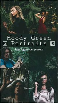 To download this preset for FREE navigate to my 'free Lightroom preset' board in my profile. #Lightroom #preset #free preset #Lightroom CC #Moodygreen #Moody #green #portraits #Adobe #photography #editing