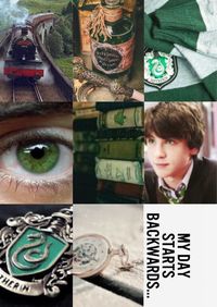 Albus Severus Potter next generation Harry Potter aesthetic inspiration Slytherin