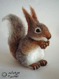 NATALIA KUZNETSOVA - (artwool) --- "Squirrel" -- October 12, 2010 -- Handmade.